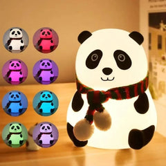 Cute Panda Night Lamp – Soft LED Bedside Light for Kids Room & Home Decor