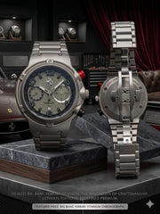 Hublot Chain Gents Watch – Skeleton Dial Luxury Chronograph with Date, Heavy Stainless Steel Strap & Butterfly Lock
