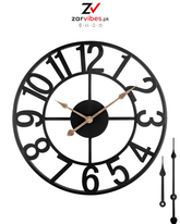 Elegant Wooden Wall Clock – Modern Design MDF Clock for Living Room