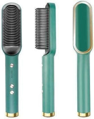 Hair Straightener Comb – Fast Heating Electric Straightening Brush for Smooth & Silky Hair