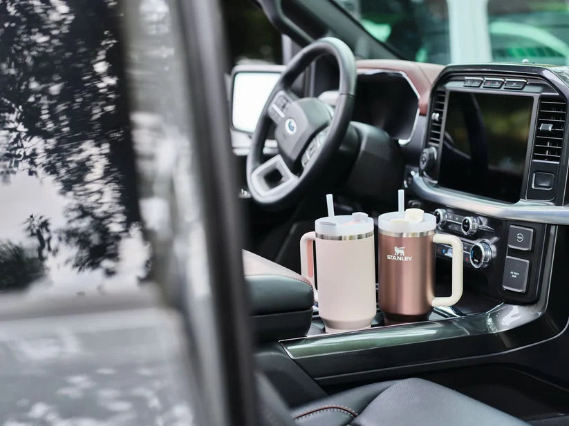 1200ML Stainless Steel Insulated Tumbler with Handle & Straw – Large Capacity Travel Mug (Hot & Cold)