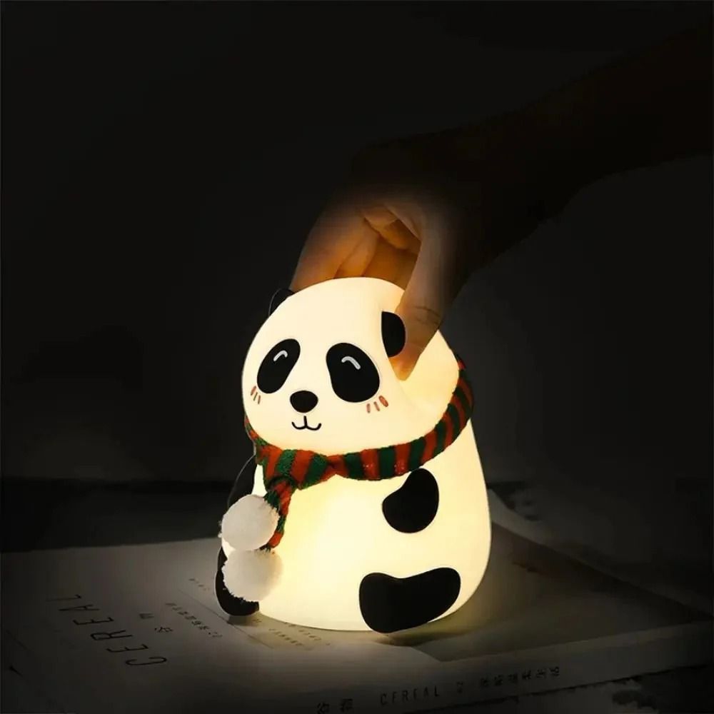 Cute Panda Night Lamp – Soft LED Bedside Light for Kids Room & Home Decor